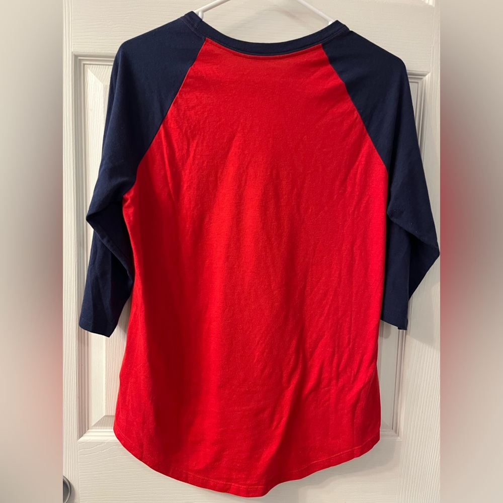 Nike Boston Red Sox Official MLB 3/4 Sleeve Girl’s fitted Size Large Shirt - Picture 4 of 9
